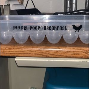 12 eggs holder customize.